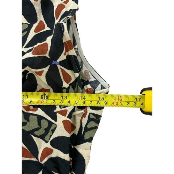 Zara Womens Midi Dress Size M Multicolor Geometric Cut Out 8626/159 NWT - Picture 11 of 13